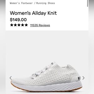 NOBULL white sneakers